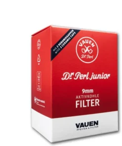 Pfeifenfilter Vauen Dr. Perl Aktivkohle – Jumax Ø 9mm, 180er
