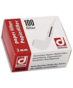 Pfeifenfilter denicotea Ø 3mm, 100er