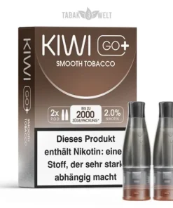 Kiwi Go Plus Pods Smooth Tobacco 20 mg – 2er Pack