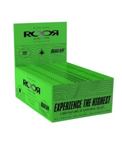 32 Stück RooR Rolling Paper – Slim – Organic Hemp; á 32 Blatt + Tips