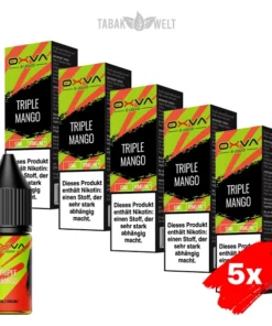 5x Oxva E-Liquid Triple Mango Nikotinsalz 10 mg