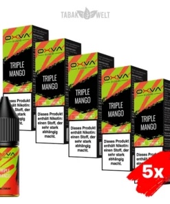 5x Oxva E-Liquid Triple Mango Nikotinsalz 20 mg
