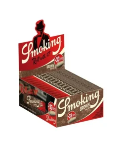 24 Stück Smoking King Size Brown je 33 Blatt + Tips