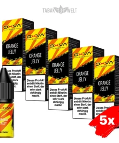 5x Oxva E-Liquid Orange Jelly Nikotinsalz 10 mg