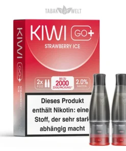 Kiwi Go Plus Pods Strawberry Ice 20 mg – 2er Pack