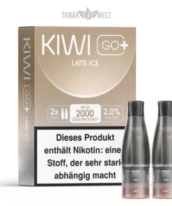 Kiwi Go Plus Pods Latte Ice 20 mg – 2er Pack
