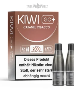 Kiwi Go Plus Pods Caramel Tobacco 20 mg – 2er Pack