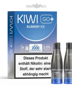 Kiwi Go Plus Pods Blueberry Ice 20 mg – 2er Pack