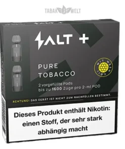 Salt Plus Pod Pure Tobacco 20 MG/ML