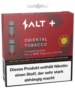 Salt Plus Pod Oriental Tobacco 20 MG/ML