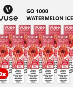 10x Vuse GO 1000 Watermelon Ice