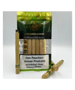 Gold Palms Beedi Blunt Wraps „PRINCE SIZE“ 5er Pack