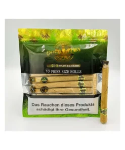 Gold Palms Beedi Blunt Wraps „PRINCE SIZE“ 10er Pack
