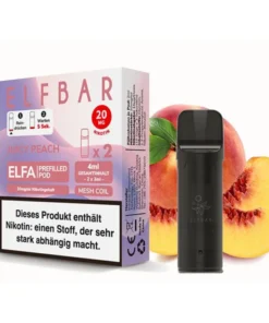 ELFBAR ELFA Prefilled Pod – Peach Ice – (Pfirsichsaft) – 20mg – 2er Set