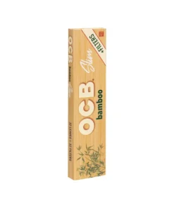 1 Stück OCB Bamboo Slim + Tips – je Heft 32 Blatt und Tips