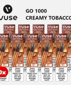 10x VUSE Go 1000 Creamy Tobacco