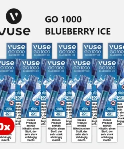 10x VUSE Go 1000 Blueberry Ice