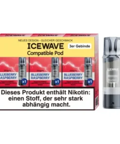 ICEWAVE Pods Blueberry Raspberry