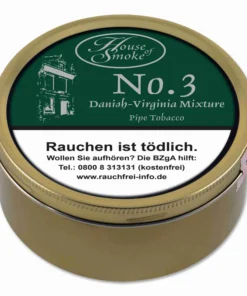 House of Smoke No. 3 Danish Virginia [Vanilla Aromatic], 100g