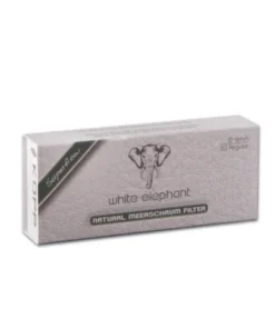 Pfeifenfilter White Elephant Naturmeerschaum Ø 9mm, 20er