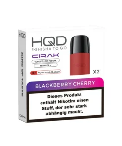 HQD Cirak Pod – Blackberry Cherry (Brombeere, Kirsche) – 18mg – 600 Züge – 2er Set