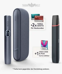 IQOS Iluma i Farbe wählbar + Veev One Device Black
