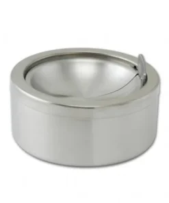 Kippaschenbecher aus Edelstahl – Ø 12cm