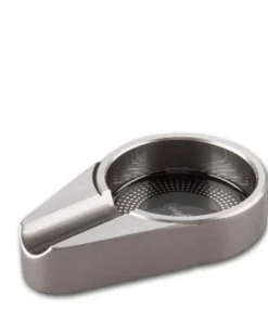 Zigarrenaschenbecher Angelo aus Metall Grau – 14x9x2,5cm