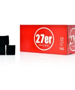 Venookah – Shishakohle – 27er Original – 54 Cubes 27x27x27 mm- 1Kg