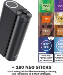 glo hyper x2 black + gratis neo sticks