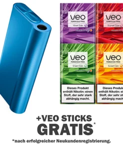 glo hyper x2 air Ocean Blue + gratis veo sticks