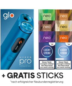 Glo Hyper Pro Lapis Blue plus Sticks