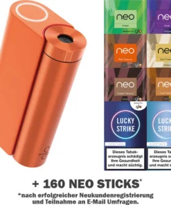 glo hyper x2 orange + gratis neo sticks