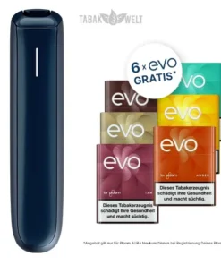 Ploom Aura Navy Blue + gratis EVO Sticks
