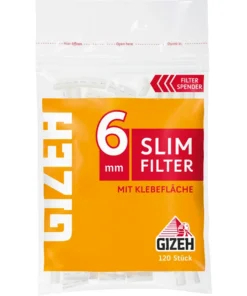Gizeh Slim Filter 6 mm 120 Stück