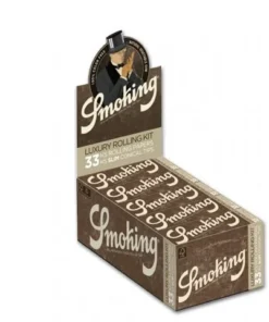 Smoking King Size Luxury Brown + Tips
