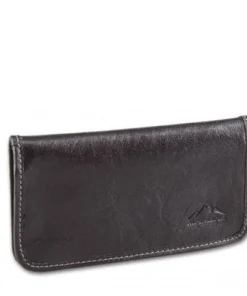 Feinschnitt-Tasche Alpenleder Leder ebenholz, 16 x 9 cm