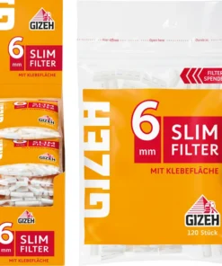 Gizeh Slim Filter 6mm 20 x 120 Stück