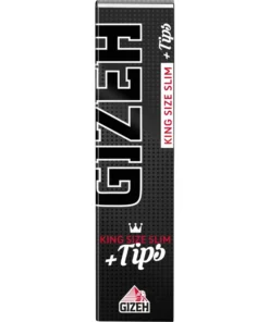 Gizeh Black King Size Slim 34 Blatt + Tips