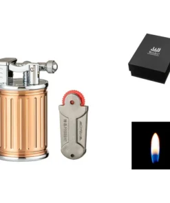 Zigarrenfeuerzeug „Winjet“ rosegold mit Ersatzfeuersteine