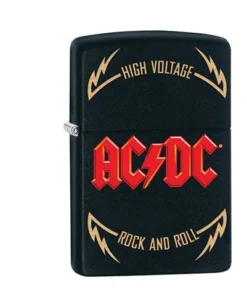 Zippo Schwarz matt AC/DC