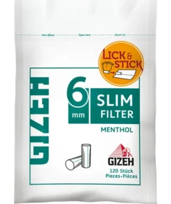 Gizeh Slim Filter Menthol 6 mm 120 Stück