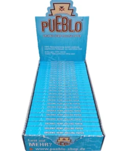 Pueblo Organic Hemp Rolling Paper 25 x 50 Blatt