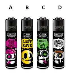 Clipper Large SKULL SLOGAN #2