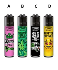 Clipper Large WEED SLOGAN #14