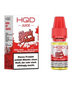HQD JUICE – Apple Peach (Apfel, Pfirsich) – Liquid – 18 mg – 10 ml