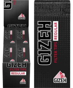 Gizeh Black Filter Tips Regular 24 x 35 Blatt