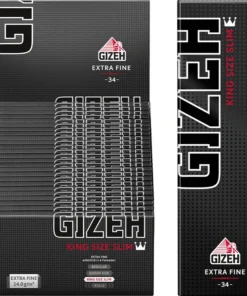 Gizeh Black King Size Slim 50 x 34 Blatt