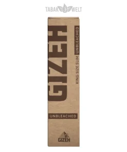 Gizeh Blättchen Unbleached King Size Slim 34 Blatt