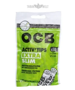 OCB Activ’Tips Extra Slim 6 mm 50 Stück